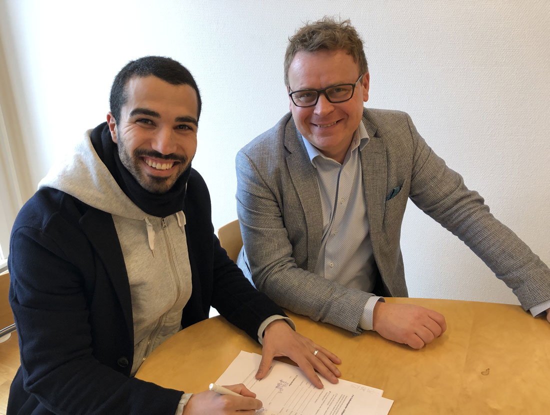 Osama Akharraz tilbage i FC Helsingørtrøjen