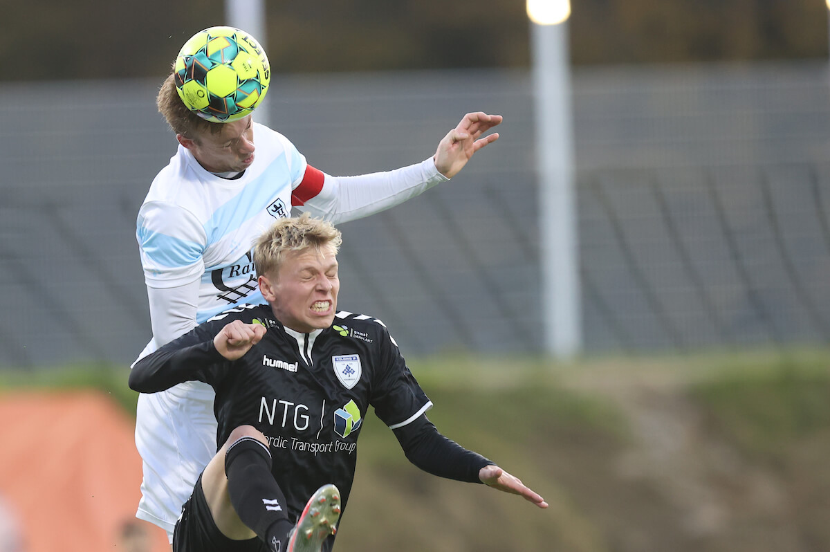 En halvleg til hvert hold gav et point til hvert hold, i lørdagens kamp mod Kolding