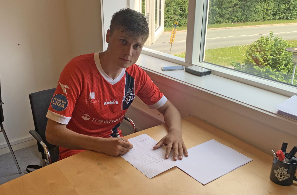 FC Helsingør skriver med Frederik Juul Christensen