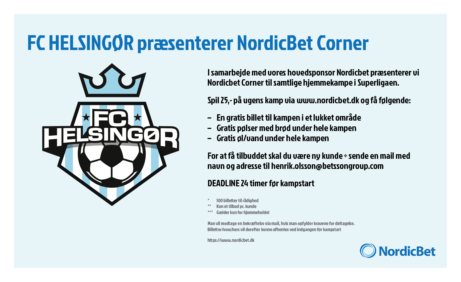 Fantastiske tilbud fra NordicBet.