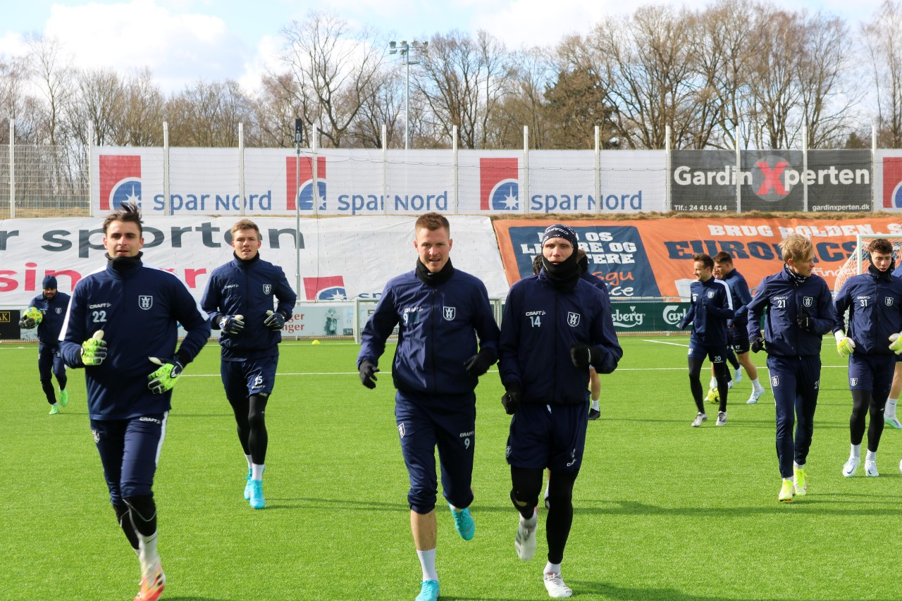 Før Nykøbing kampen ‘Vi har trænet godt i løbet af ugen og håber på der kommer mange fans og støtter os’
